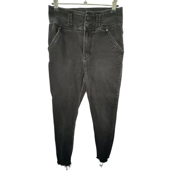 Forever 21 Black High Waisted Skinny Jeans - Picture 1 of 4